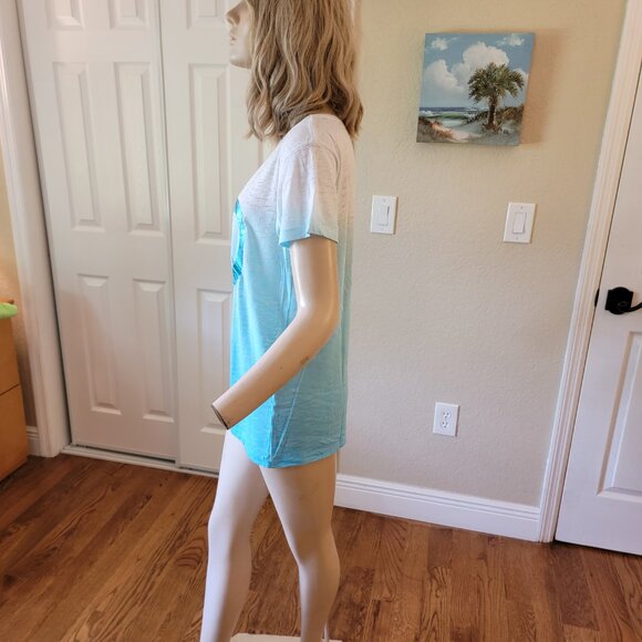 Victoria's Secret Ombre Tee T-Shirt Size M Medium EXC - Picture 3 of 6